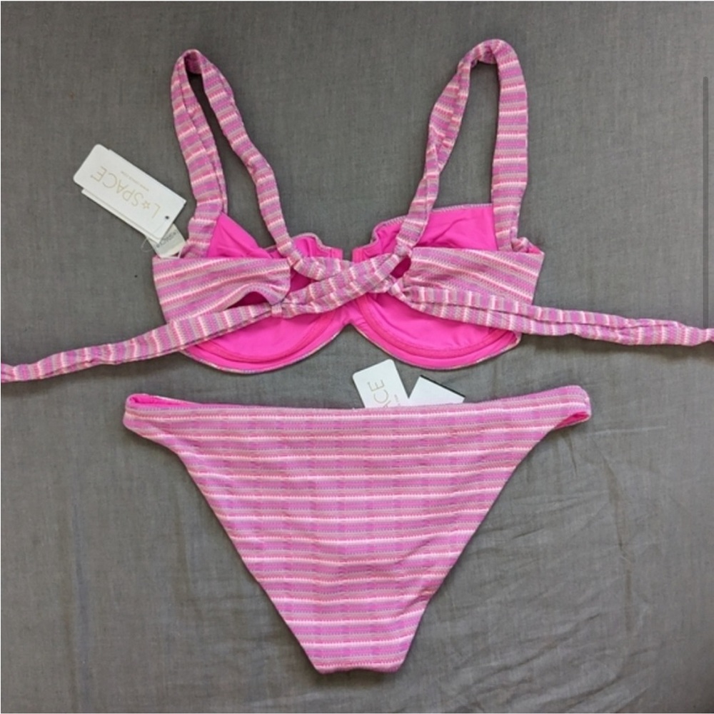 L*Space Camellia Camacho Bikini Set Pink